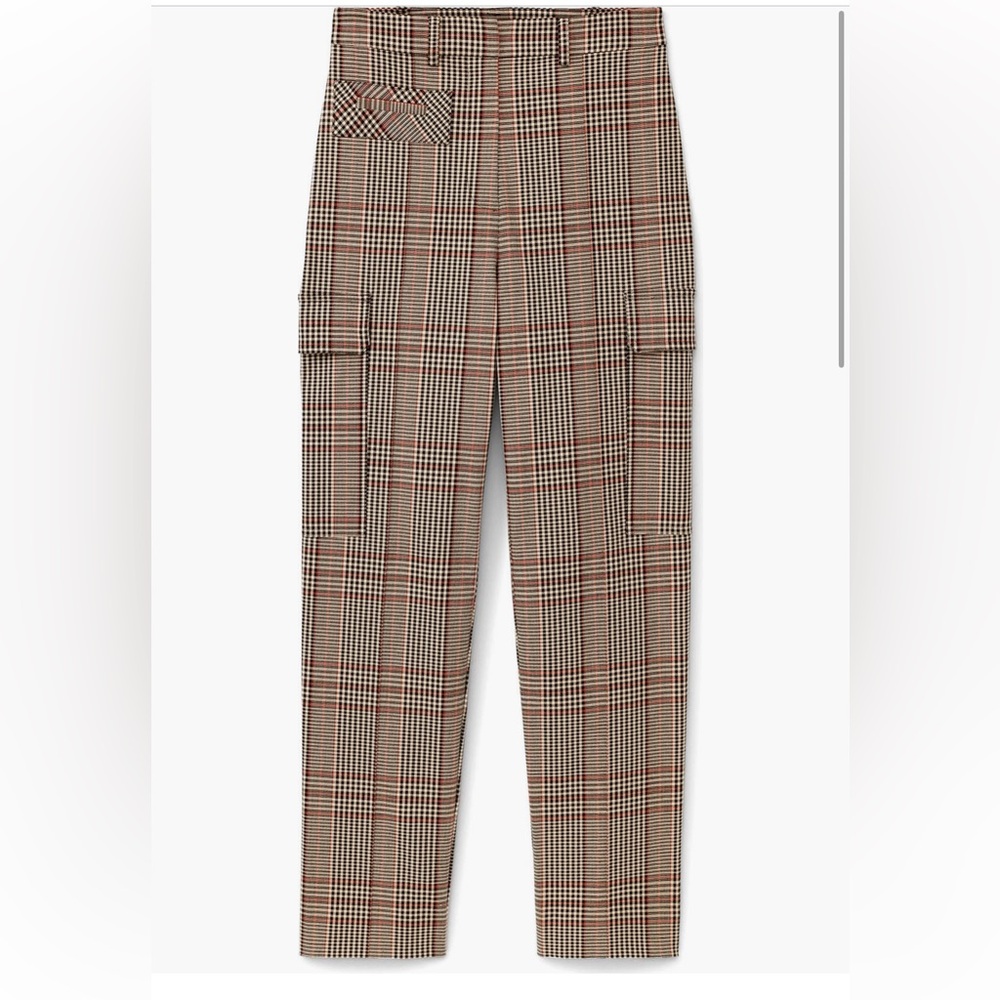 Thakoon plaid cargo pants - size 6
